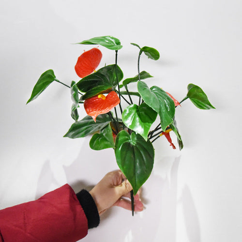 Artificial Habitat Greenery: Realistic Plants & Hanging Accents