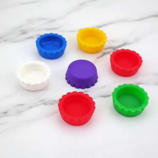 Reusable Silicone Feeding Caps (Multi-Color Pack)