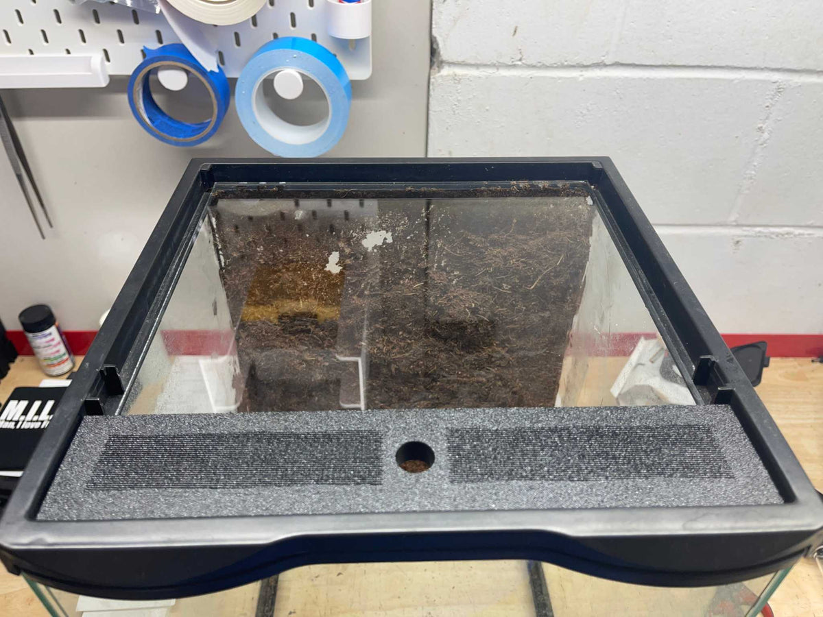 Custom Replacement Top for 36"Zoomed Terrariums – Humidity Retaining with Fly-Proof Ventilation