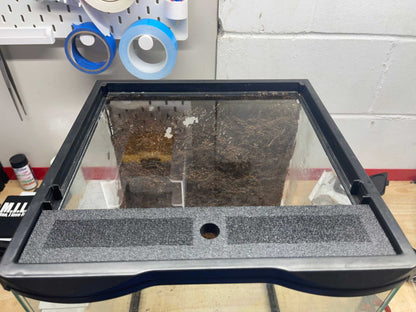 Custom Replacement Top for 18" Zoomed Terrariums – Humidity Retaining with Fly-Proof Ventilation
