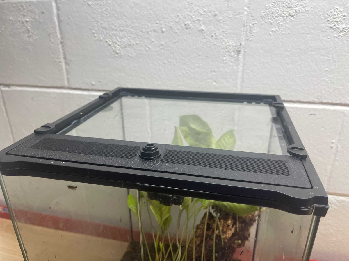 Custom Replacement Top for Exo Terra Terrariums – Humidity Retaining with Fly-Proof Ventilation