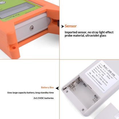 Precision Handheld Digital Ultraviolet (UV) Radiometer & Terrarium Sensor