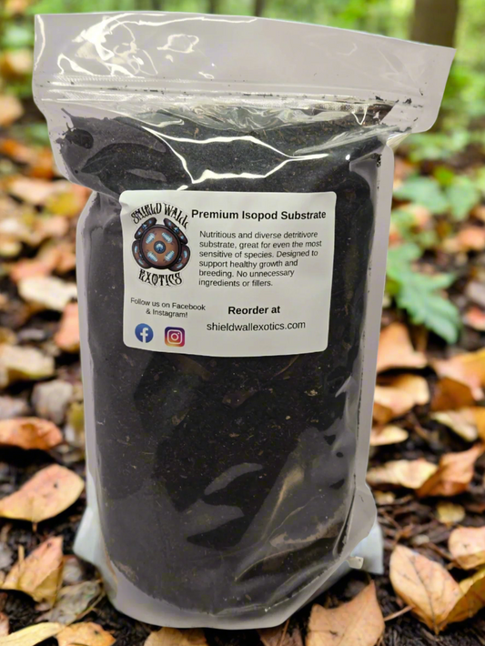 Premium Isopod Substrate - Nutrient-Rich Bioactive Terrarium Mix