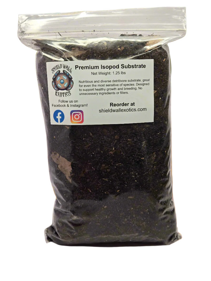 Premium Isopod Substrate - Nutrient-Rich Bioactive Terrarium Mix