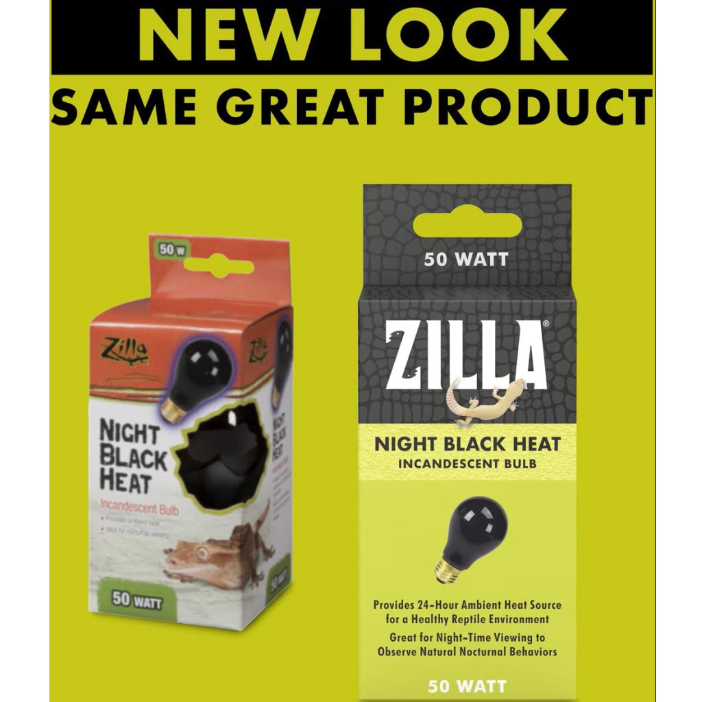 Zilla Night Black Heat Bulb for Reptiles