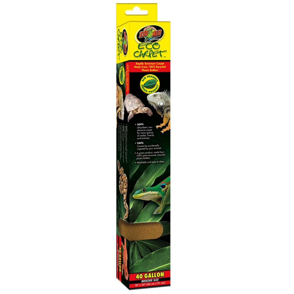 Zoo Med Eco Carpet Reptile Terrarium Carpet, Tan