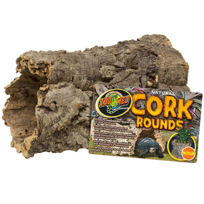 Zoo Med Natural Cork Bark Round Reptile Wood