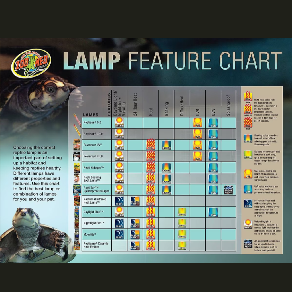 Zoo Med Nocturnal Infrared Heat Lamp for Reptiles