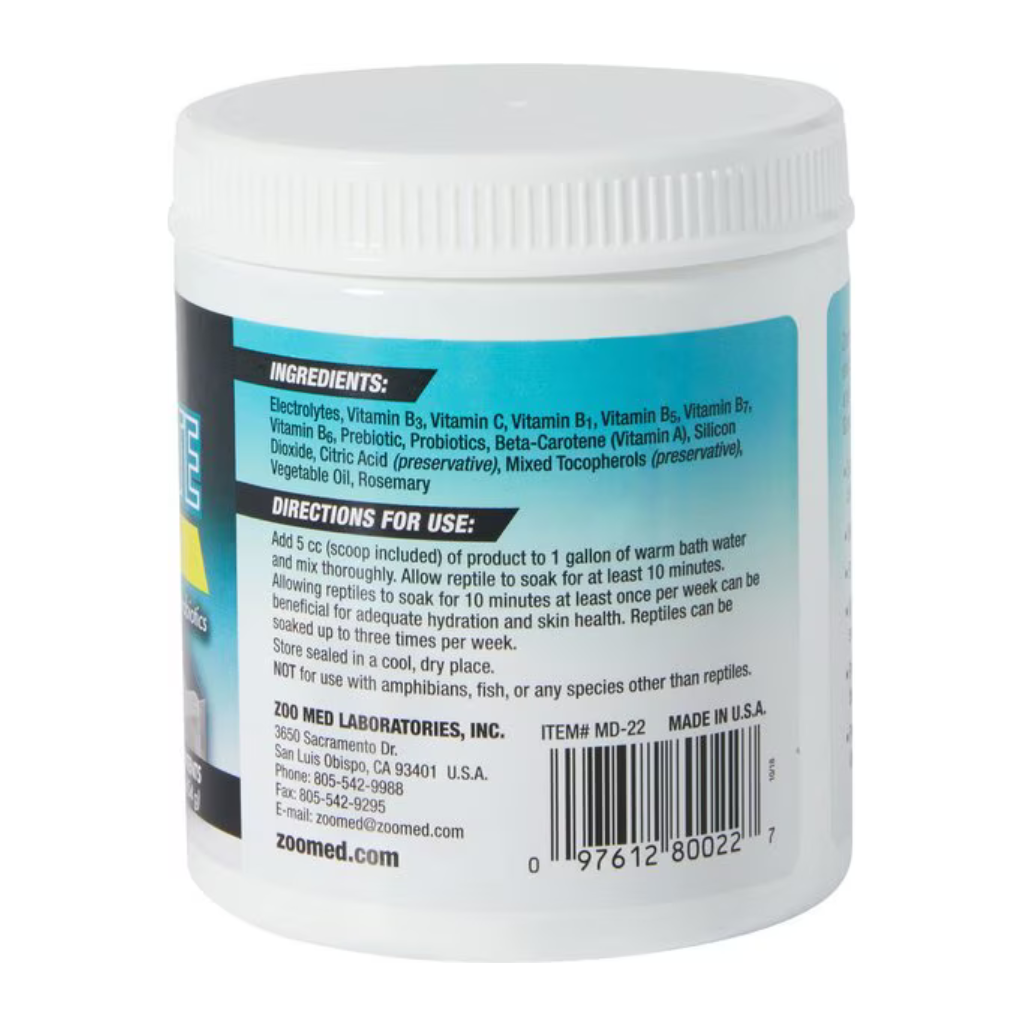 Zoo Med Reptile Electrolyte Soak Supplement