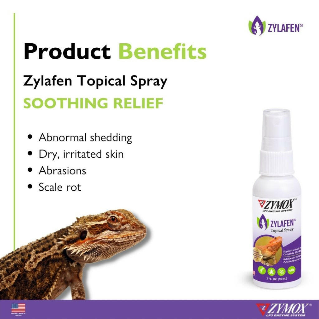 Zymox Zylafen Topical Solution w/o Hydrocortisone for Reptiles